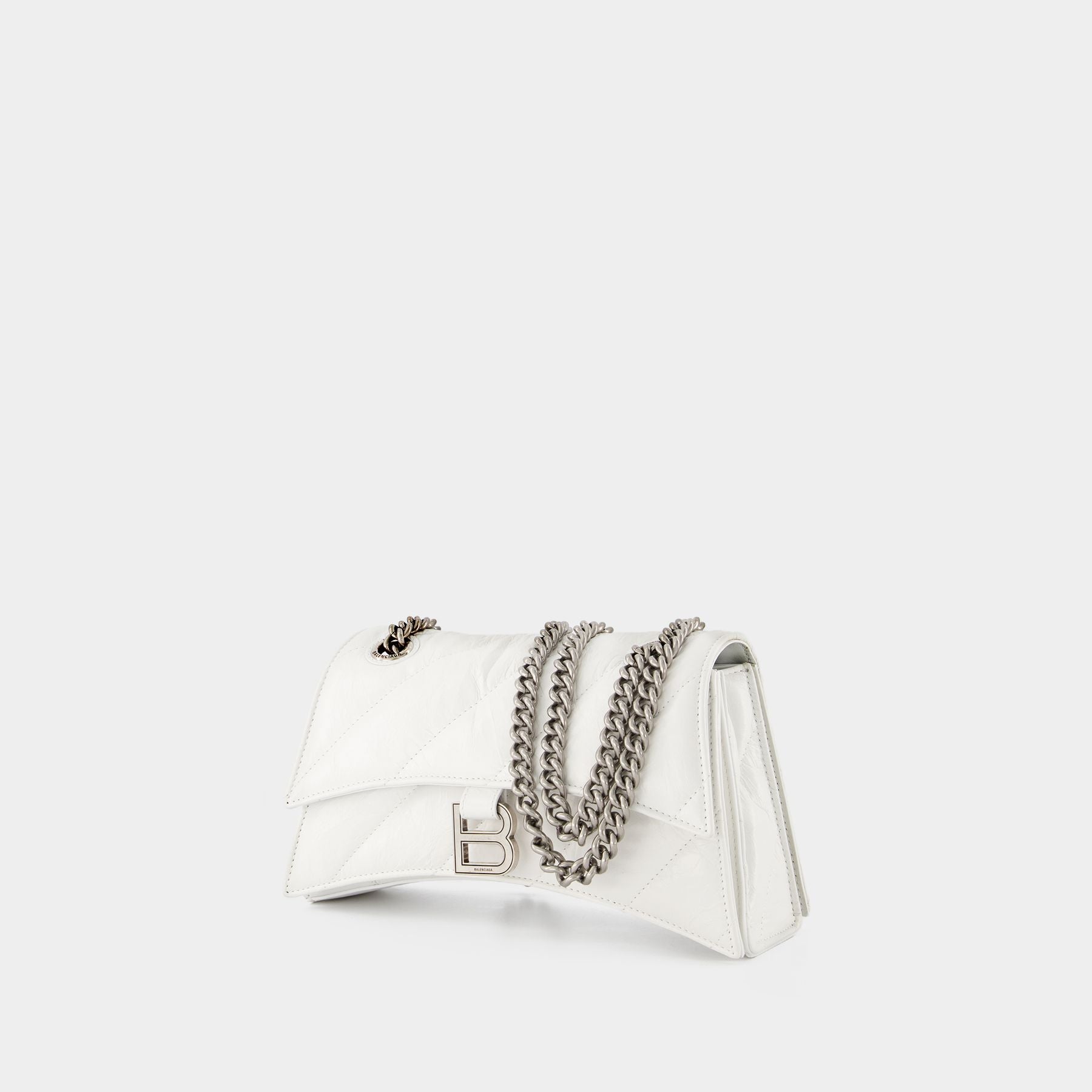 Crush Chain S Bag - Balenciaga - Optic White - Canva