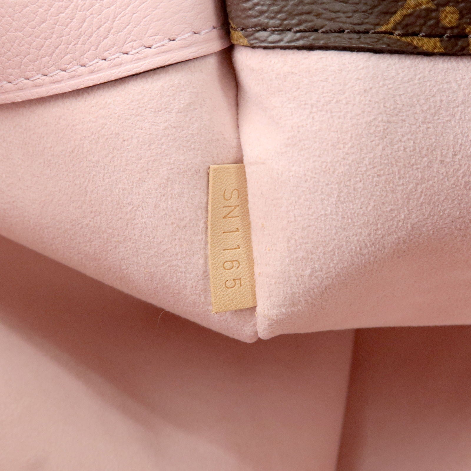 Louis Vuitton Monogram Pallas 2Way Bag Hand Bag Rose Poudre M43400