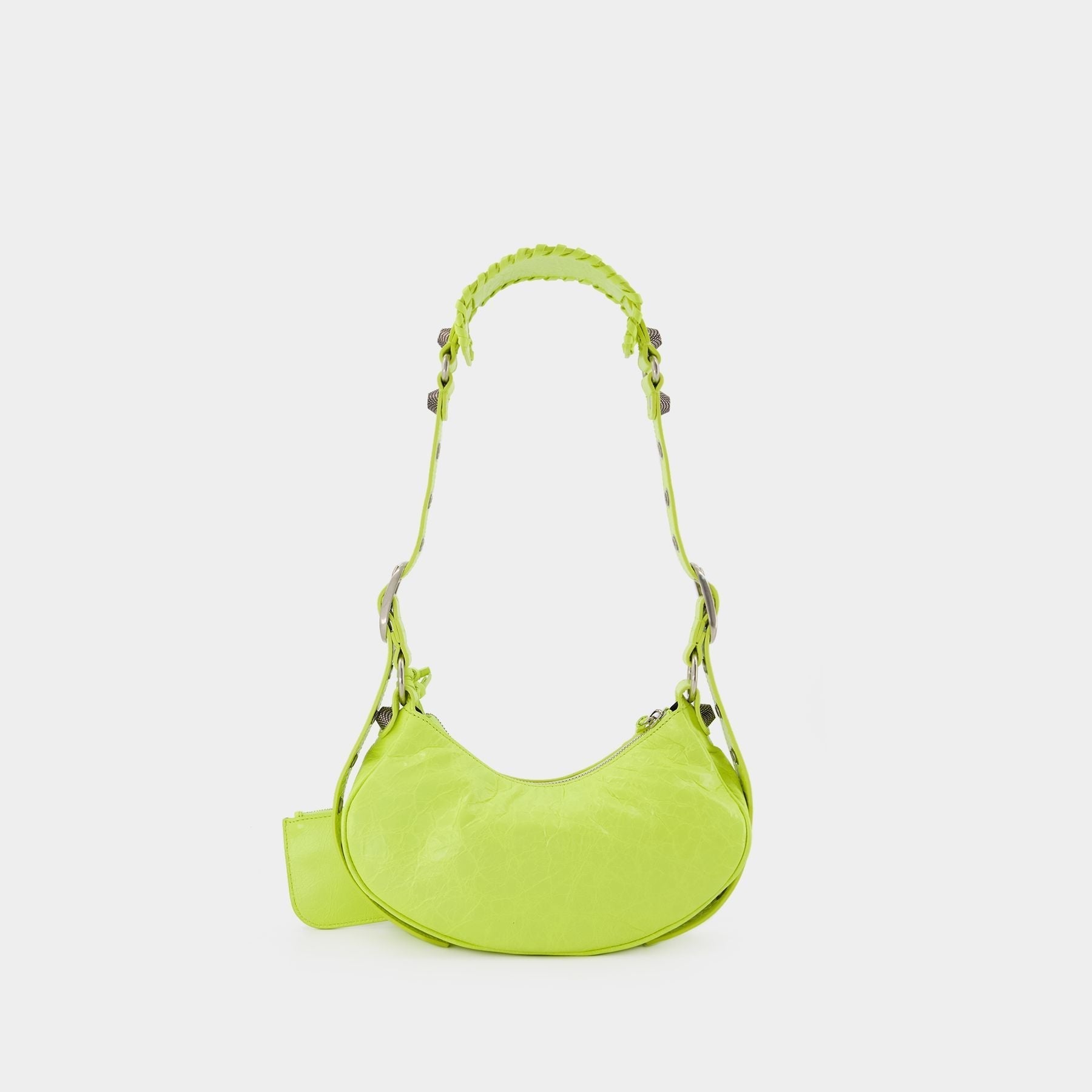 Cagole Shoulder Xs Bag - Balenciaga -  Lime - Leather
