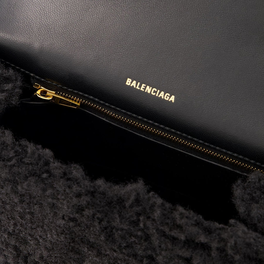 Hour S W/St Bag - Balenciaga -  Black - Synthetic