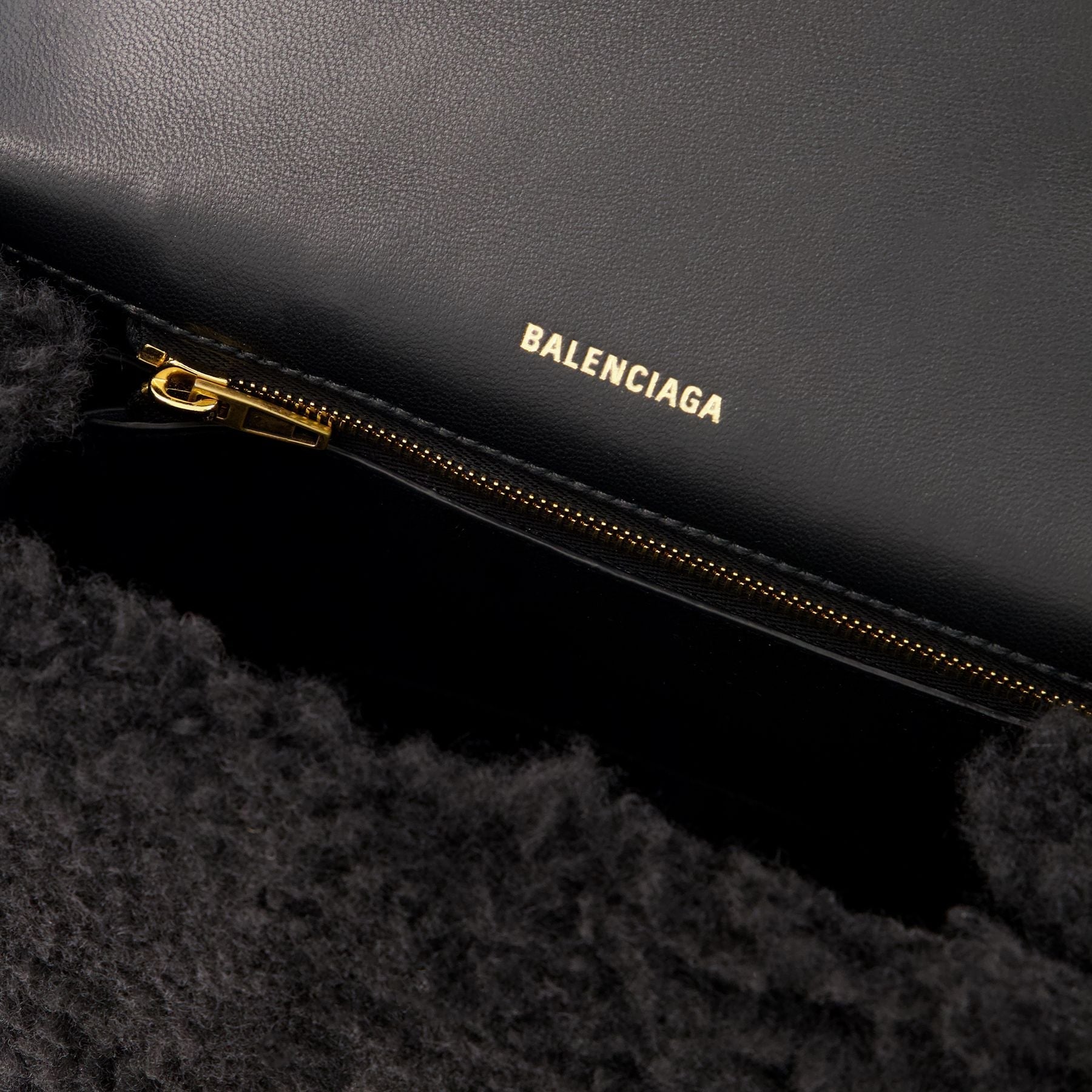 Hour S W/St Bag - Balenciaga -  Black - Synthetic