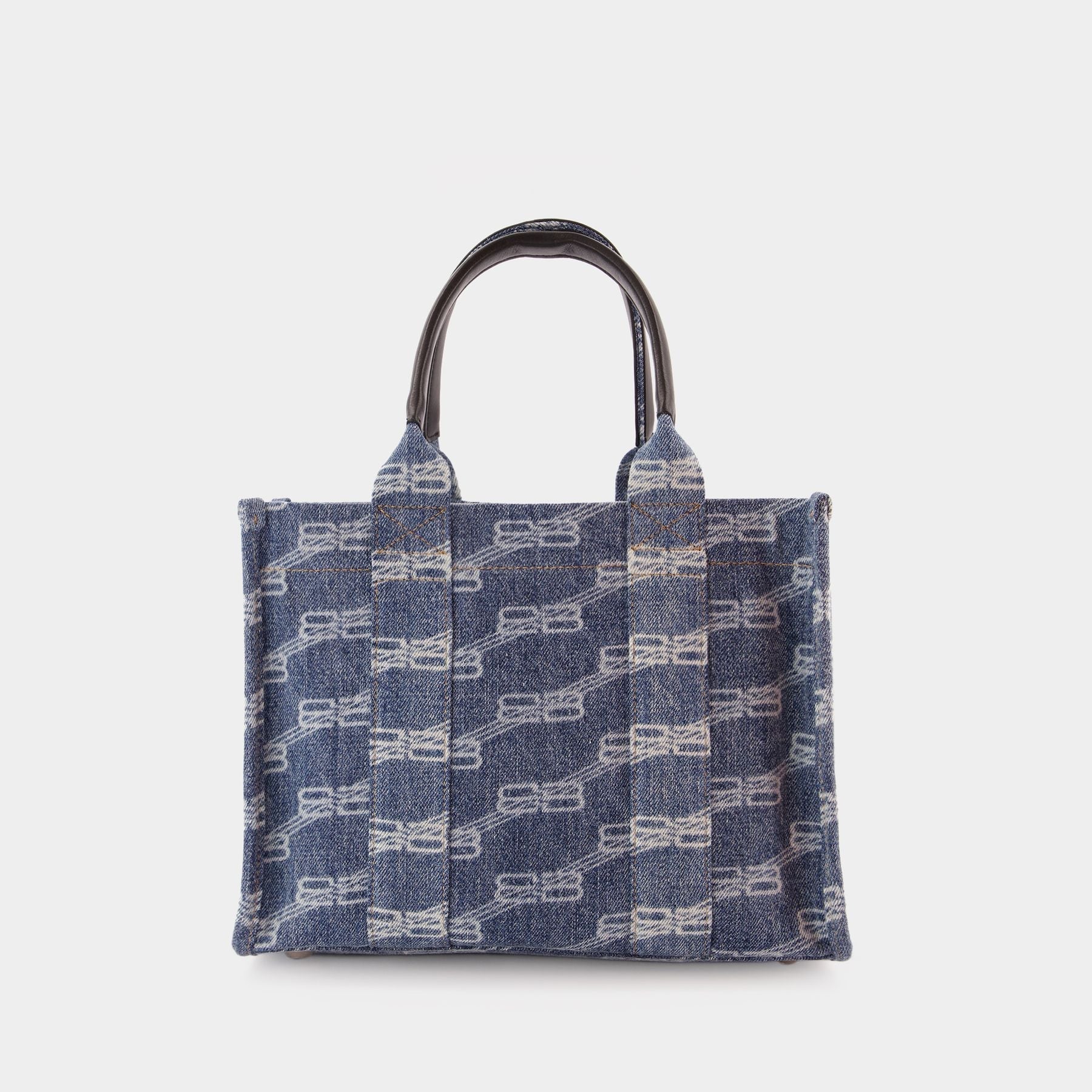 Hardware S/W St Bag - Balenciaga -  Blue Denim - Cotton