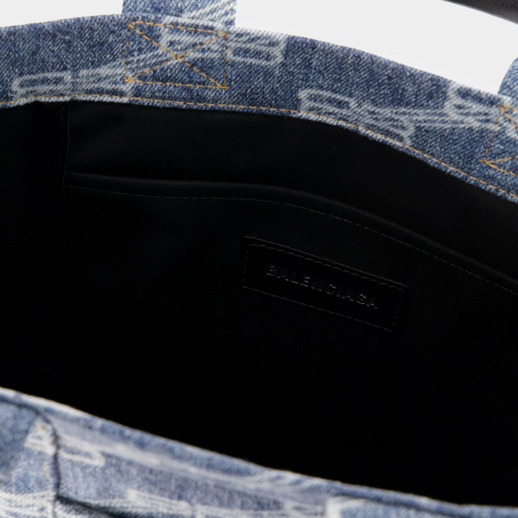 Hardware S/W St Bag - Balenciaga -  Blue Denim - Cotton
