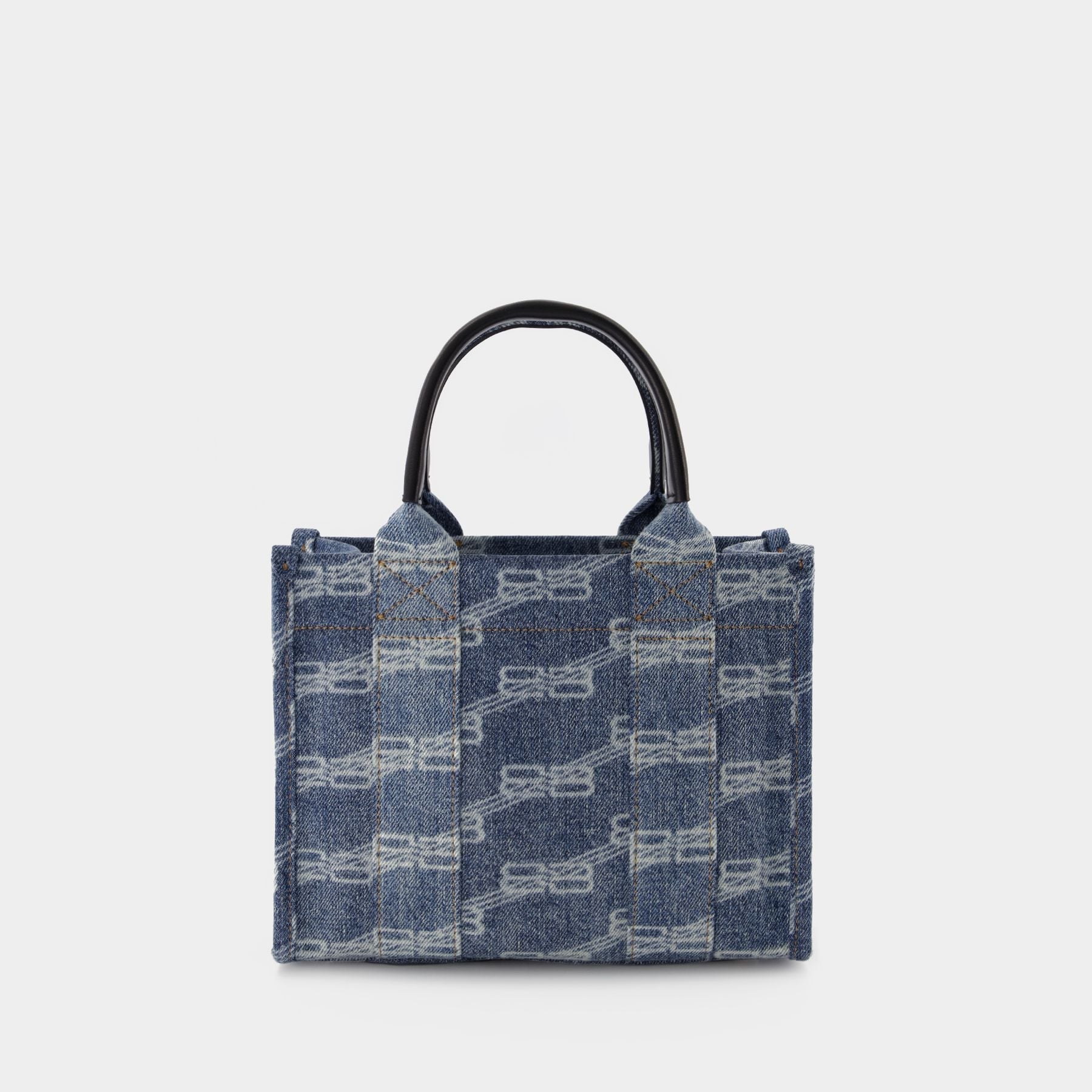 Hardware Xs W/S Bag - Balenciaga -  Blue Denim - Cotton