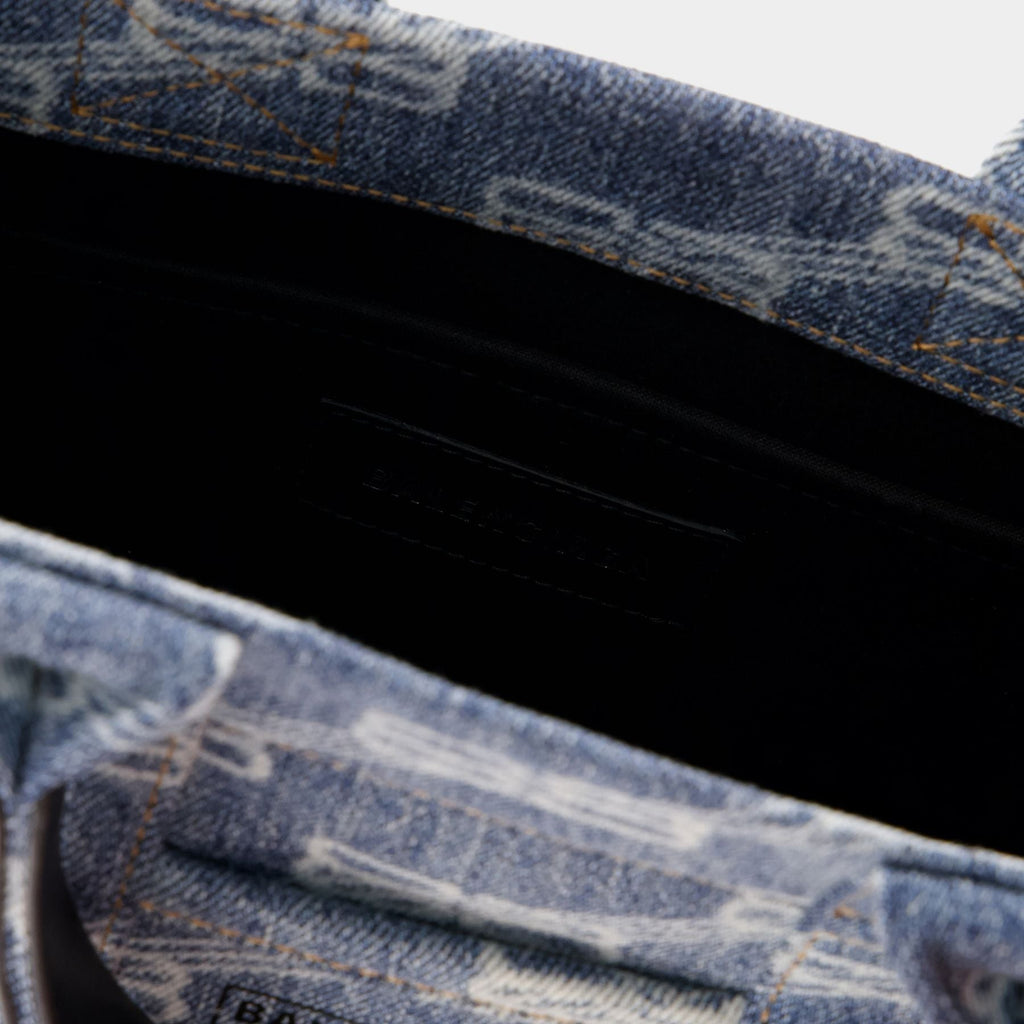 Hardware Xs W/S Bag - Balenciaga -  Blue Denim - Cotton