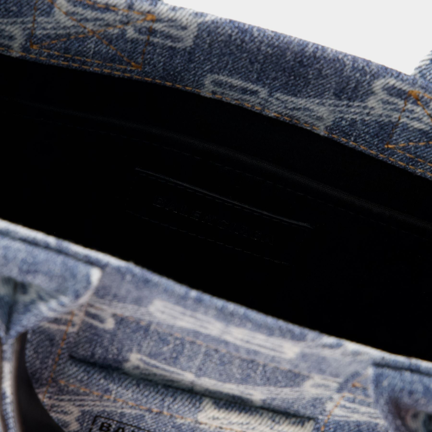 Hardware Xs W/S Bag - Balenciaga -  Blue Denim - Cotton