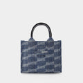Hardware Xs W/S Bag - Balenciaga -  Blue Denim - Cotton