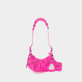 Le Cagole Sho Xs Bag - Balenciaga -  Bright Pink - Leather