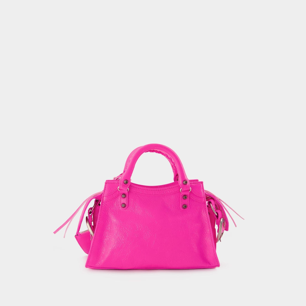 Neo Cagole Xs Bag - Balenciaga -  Bright Pink - Leather