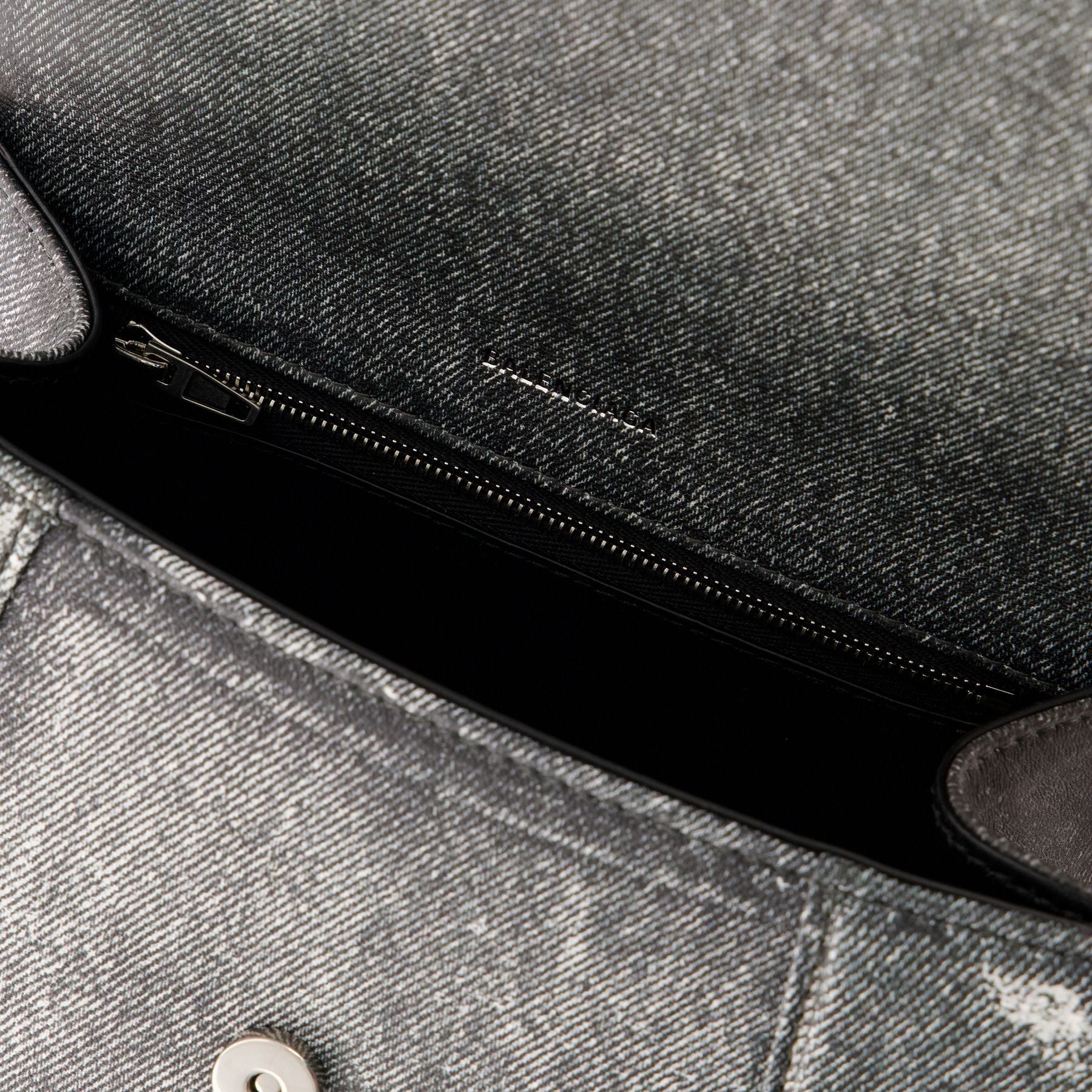 Hourglass S Bag - Balenciaga -  Black - Leather