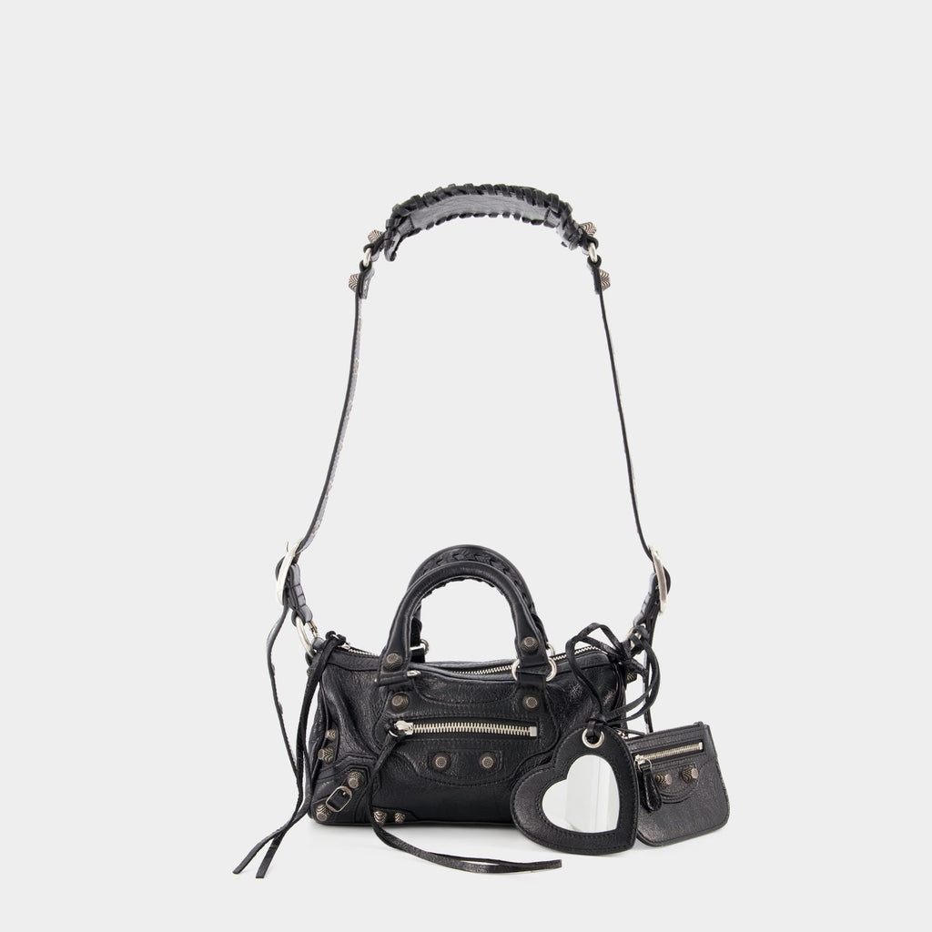 Le Cagole Mini - Balenciaga - Leather - Black