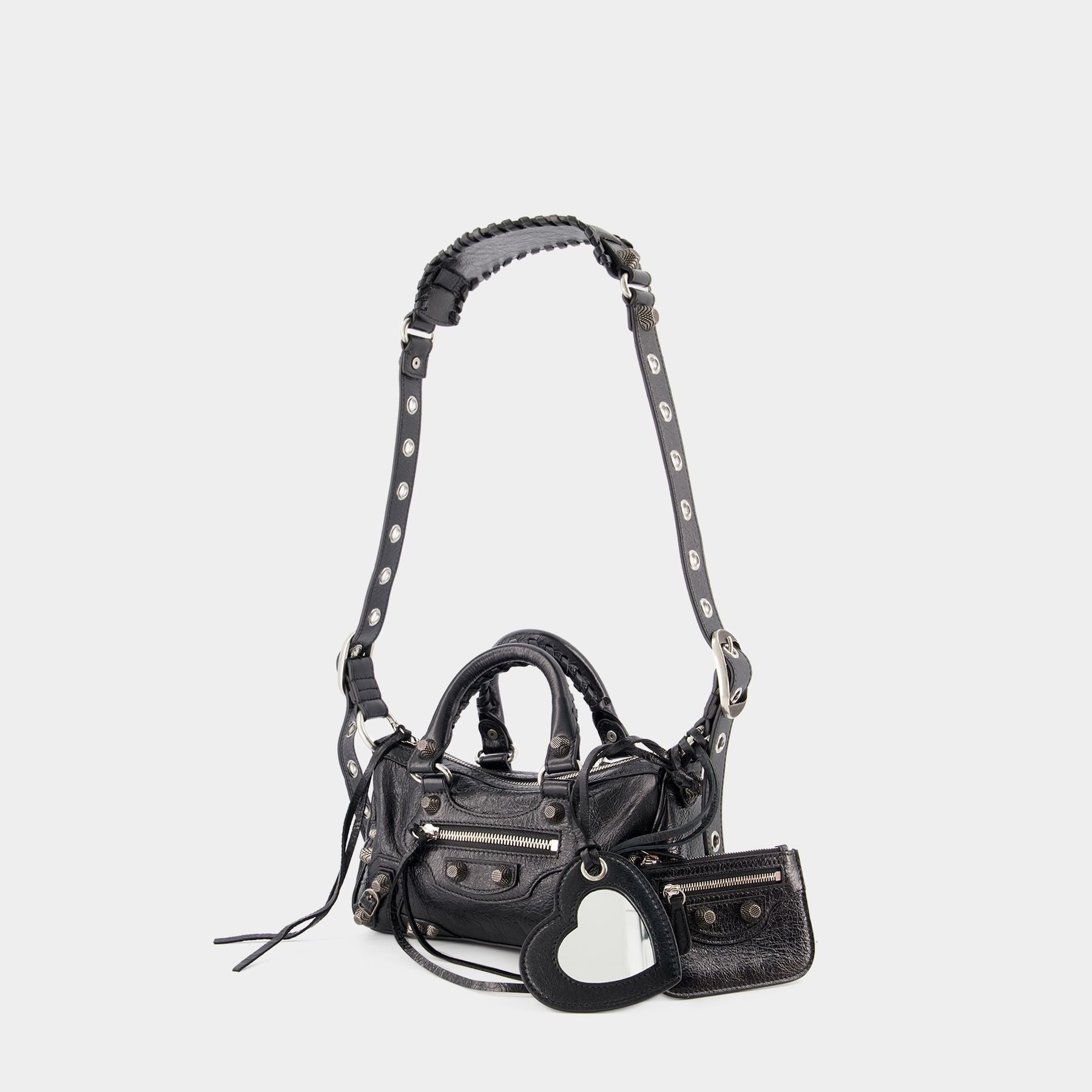 Le Cagole Mini - Balenciaga - Leather - Black
