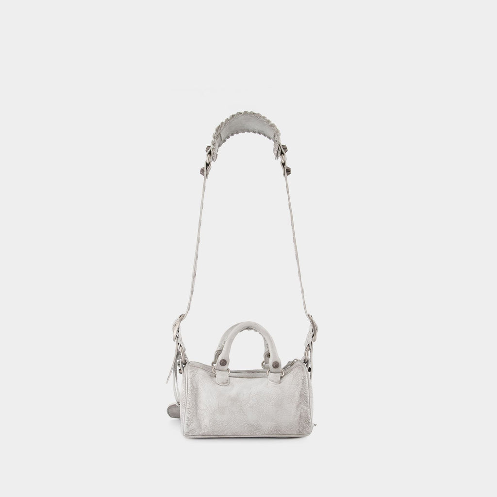 Le Cagole Mini Bag - Balenciaga - Leather - Grey