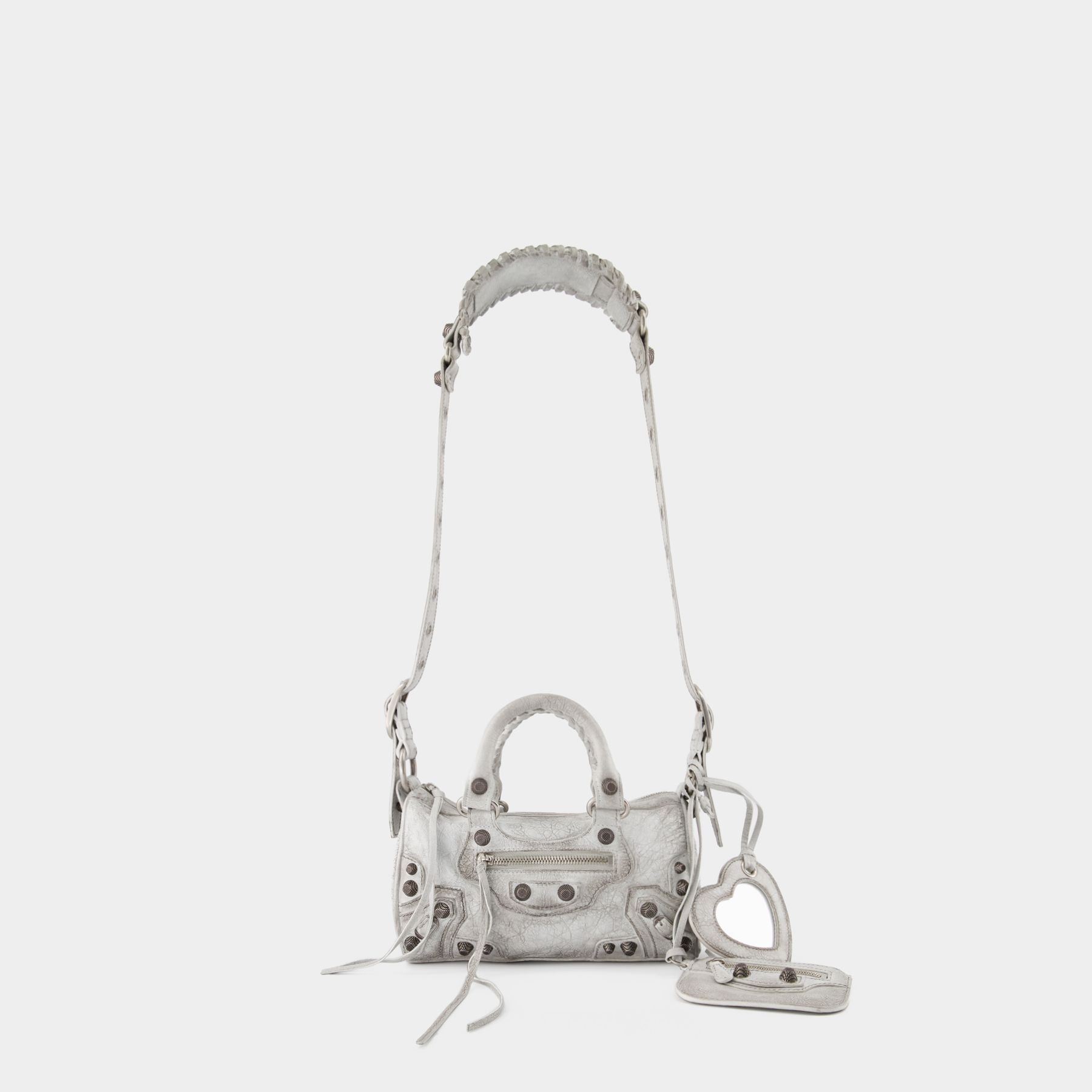 Le Cagole Mini Bag - Balenciaga - Leather - Grey