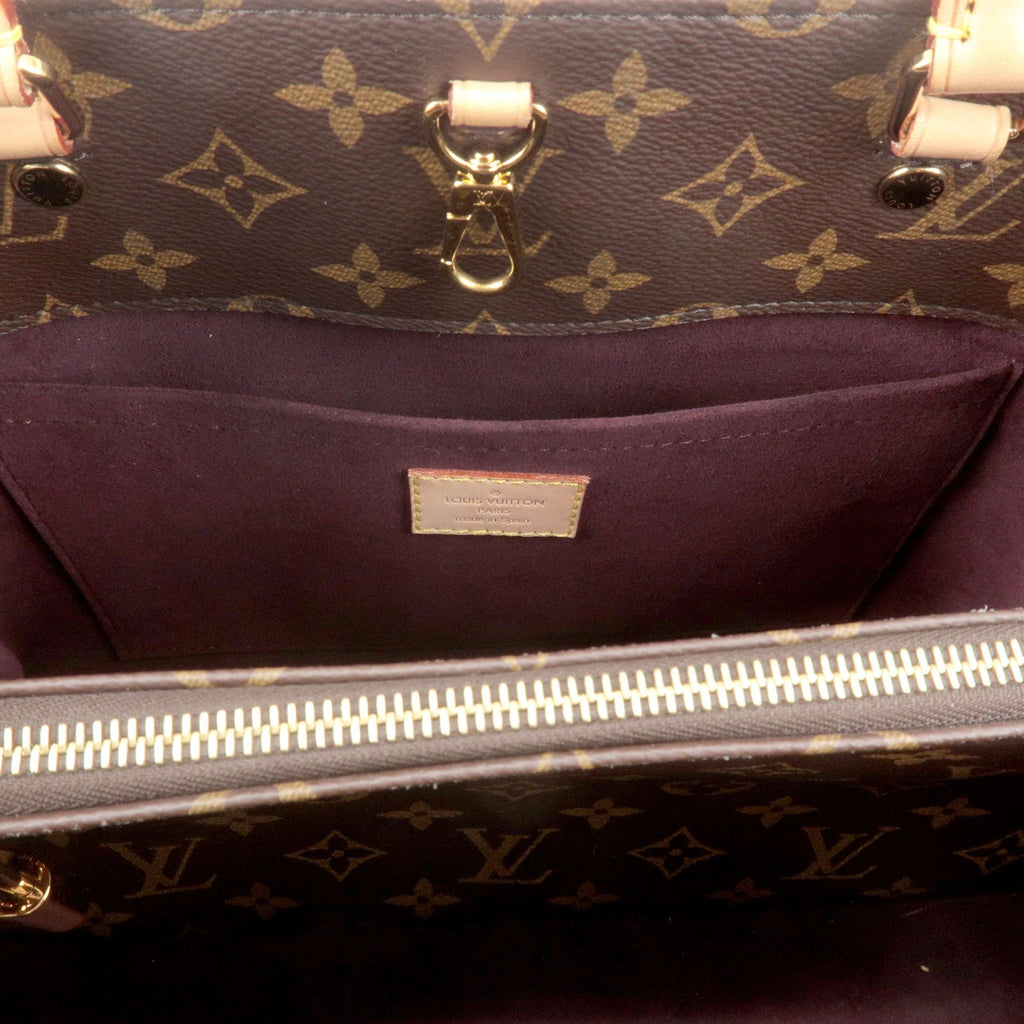 Louis Vuitton Monogram Montaigne MM 2Way Hand Bag M41056