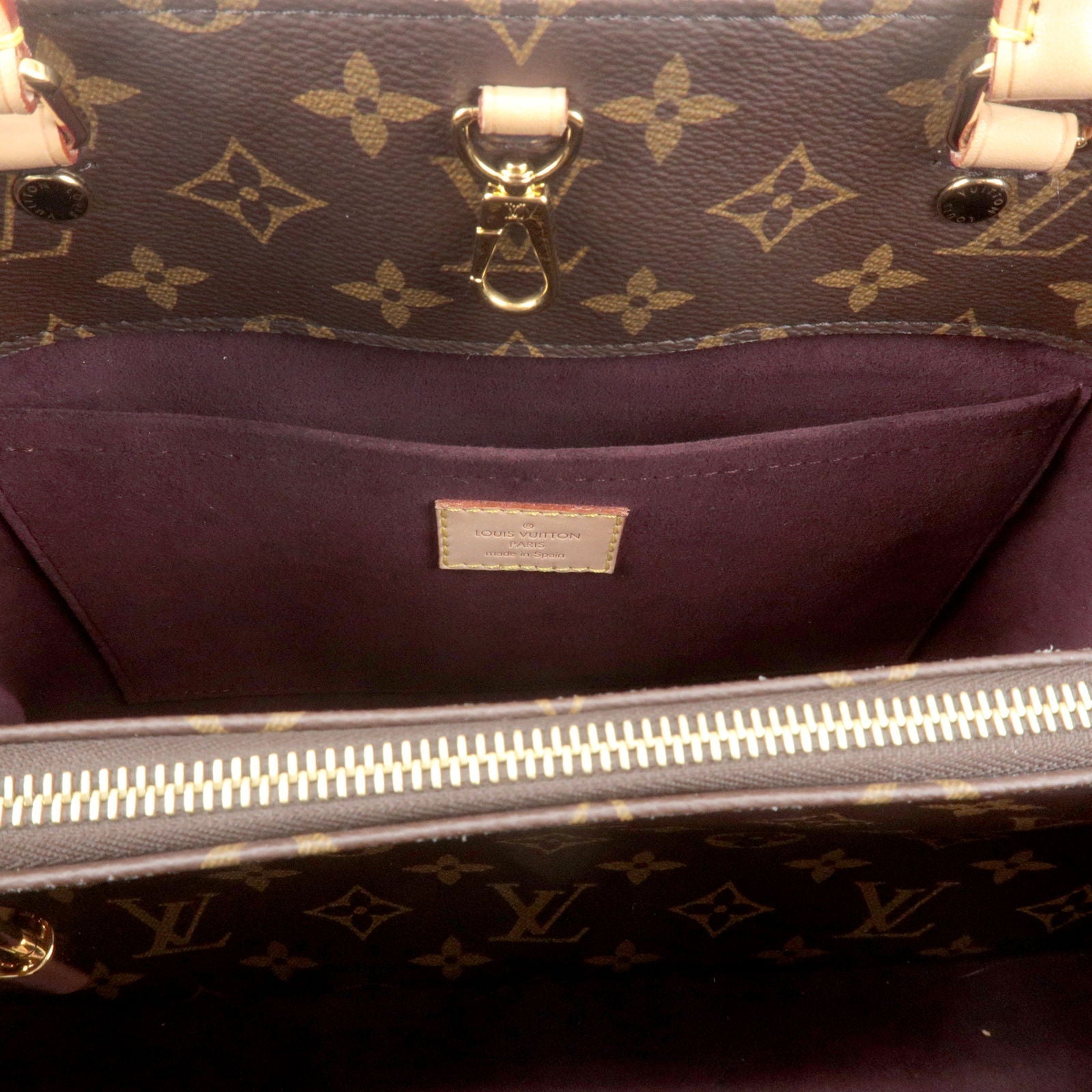 Louis Vuitton Monogram Montaigne MM 2Way Hand Bag M41056