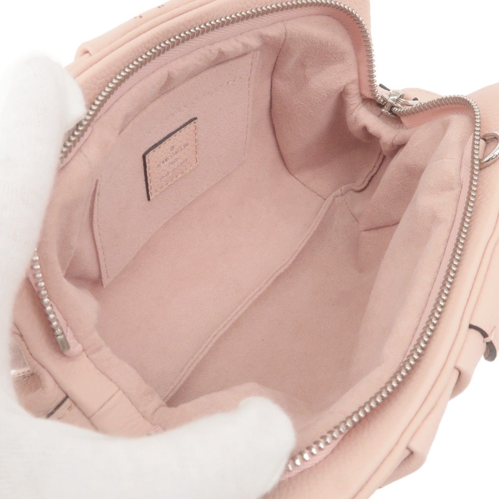 Louis Vuitton Monogram Mahina Scala Mini Shoulder Bag Pink M80092