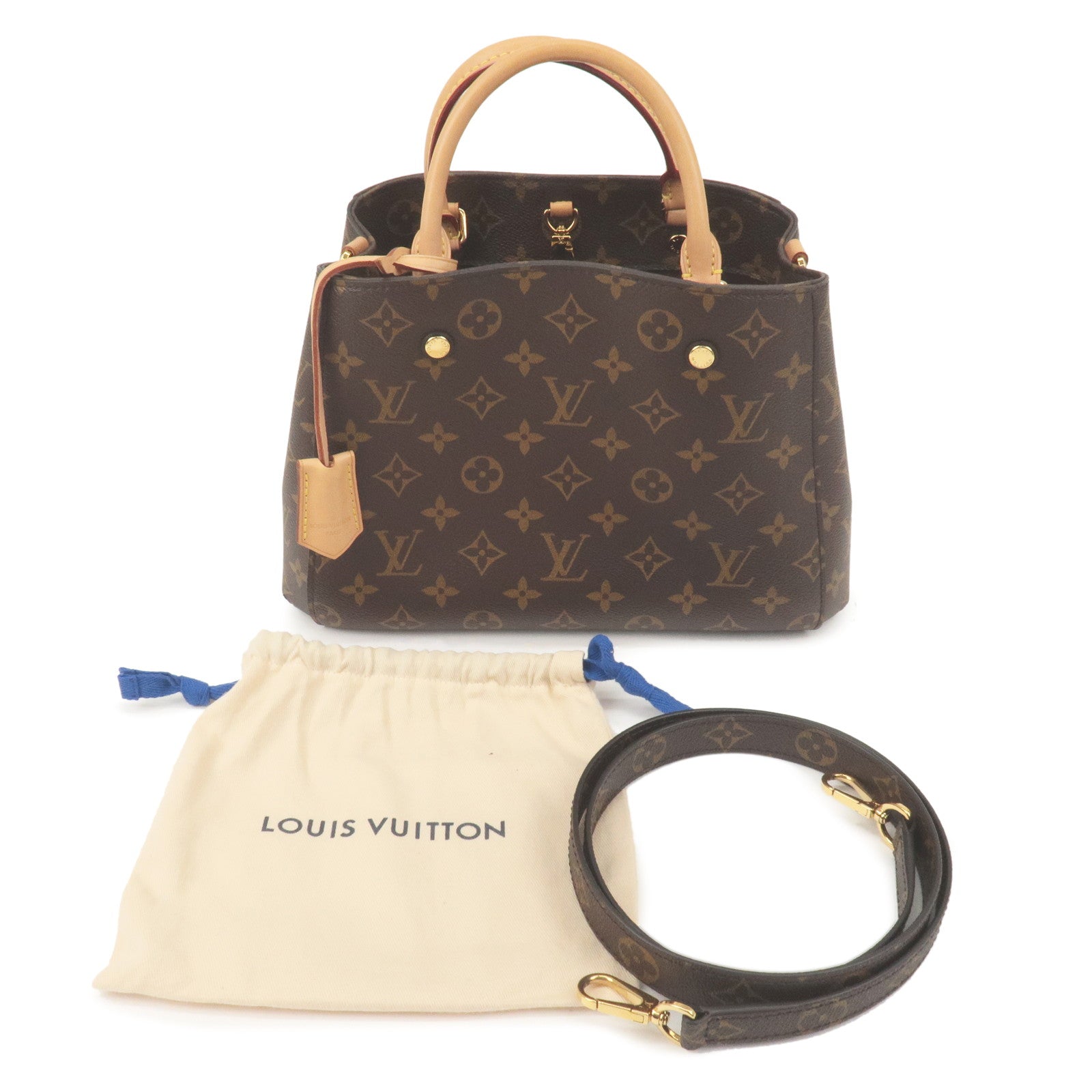 Louis Vuitton Monogram Montaigne BB 2Way Bag Hand Bag M41055