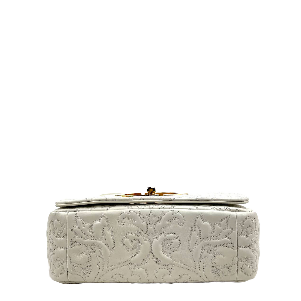 DIOR Caro Bag Latte Quilted Lambskin-Small