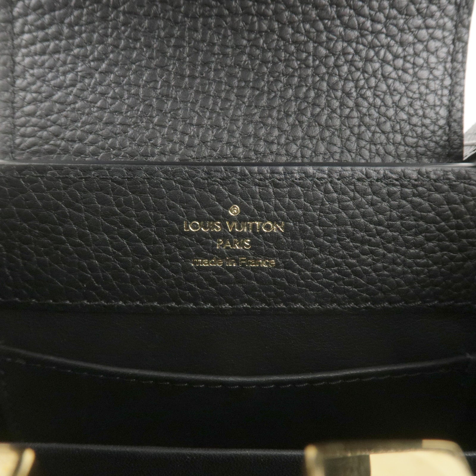 Louis Vuitton Capucines Mini 2Way Bag Hand Bag Black M56071