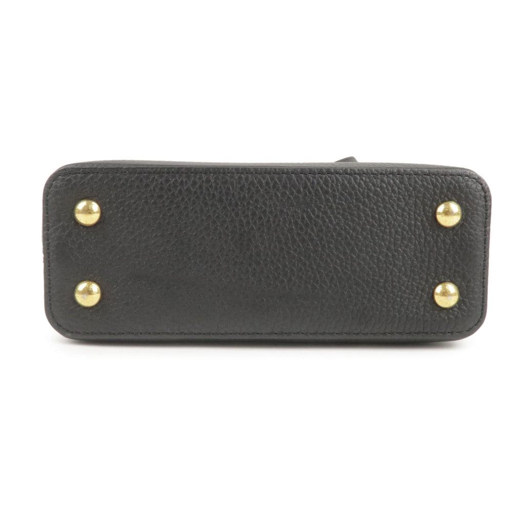 Louis Vuitton Capucines Mini 2Way Bag Hand Bag Black M56071