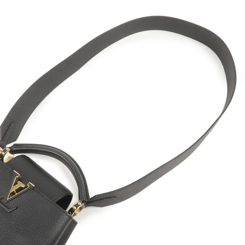 Louis Vuitton Capucines Mini 2Way Bag Hand Bag Black M56071