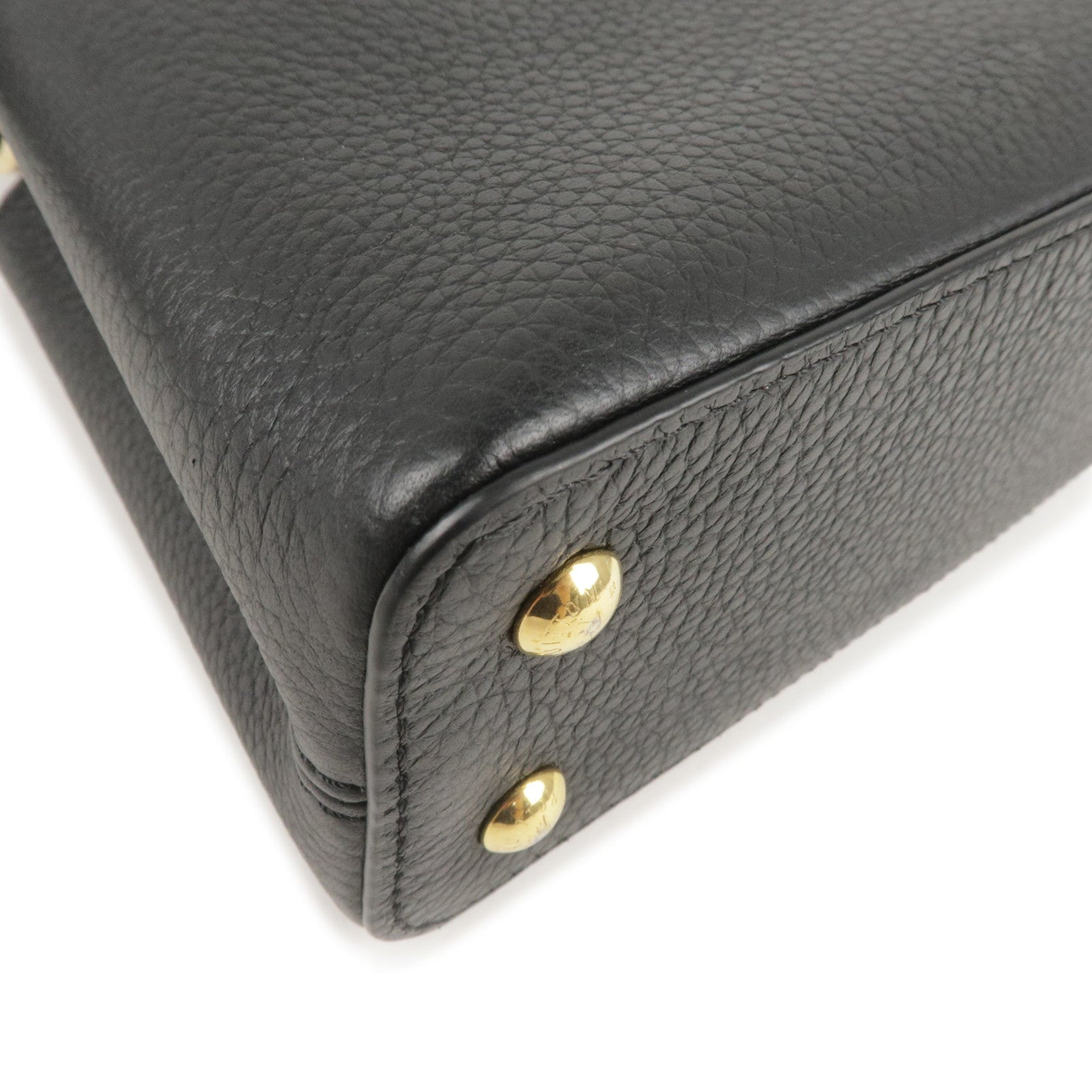 Louis Vuitton Capucines Mini 2Way Bag Hand Bag Black M56071