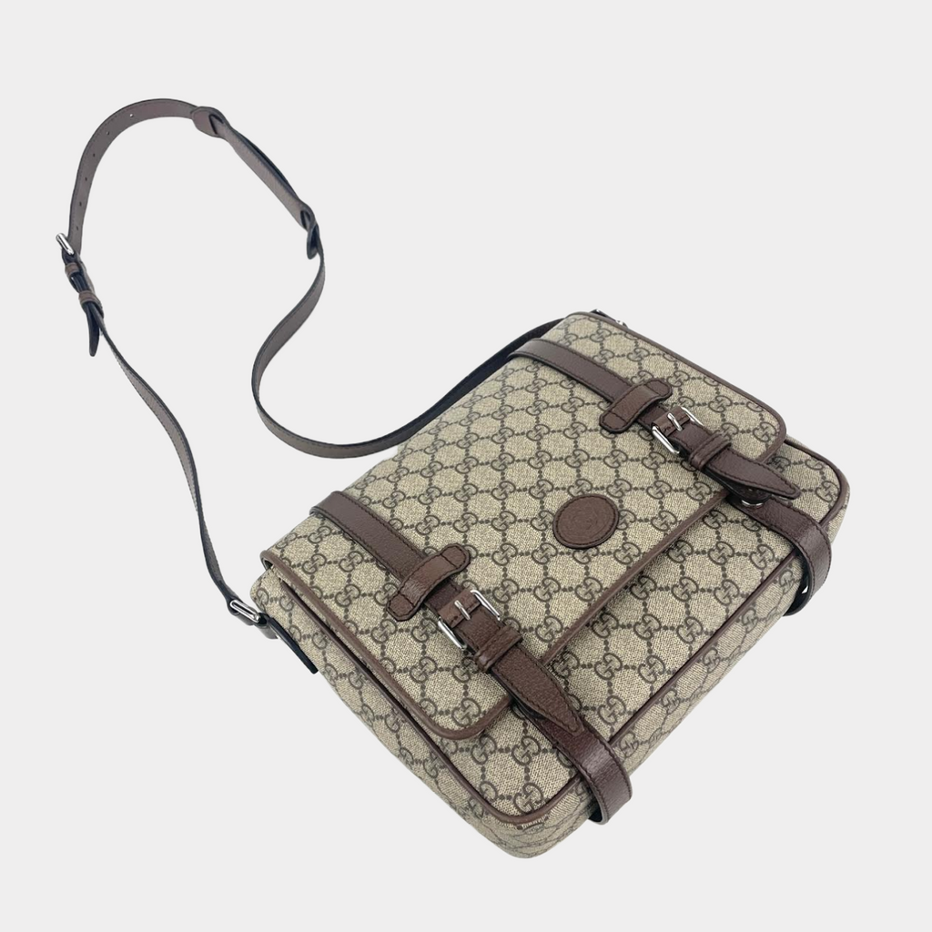 GUCCI Messenger Bag GG Canvas