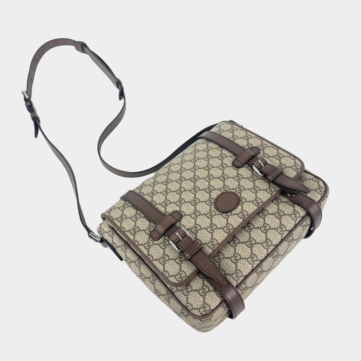 GUCCI Messenger Bag GG Canvas