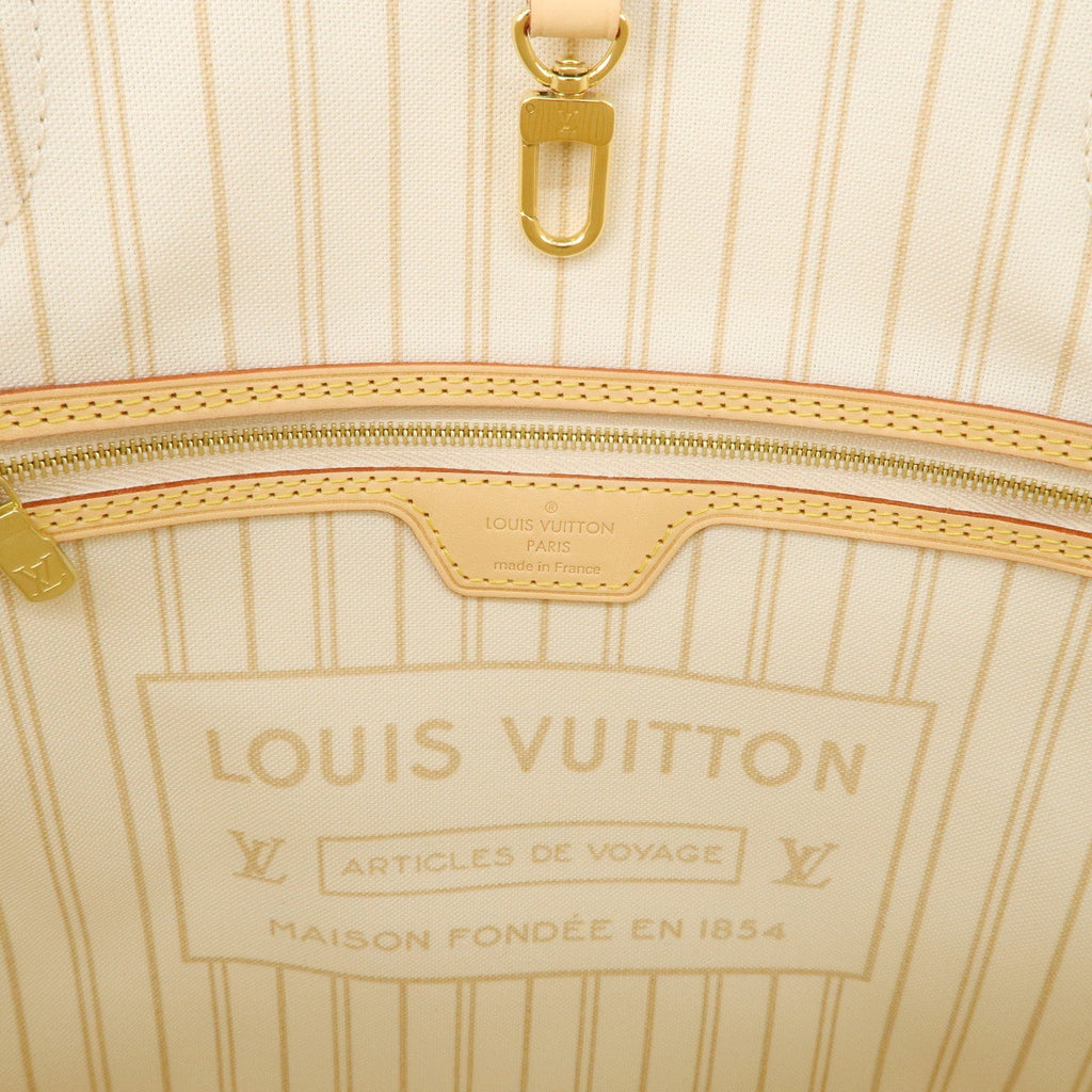 Louis Vuitton Damier Azur Neverfull MM Tote Bag N41361