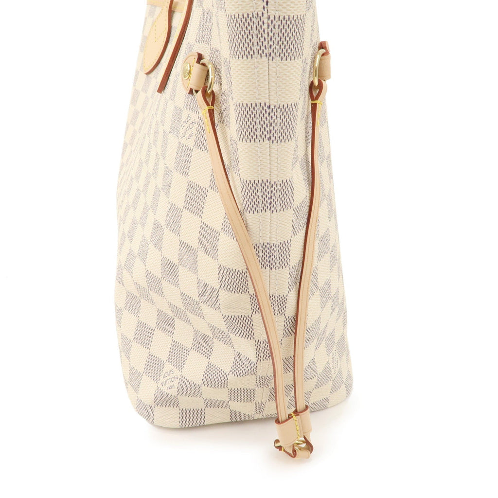 Louis Vuitton Damier Azur Neverfull MM Tote Bag N41361