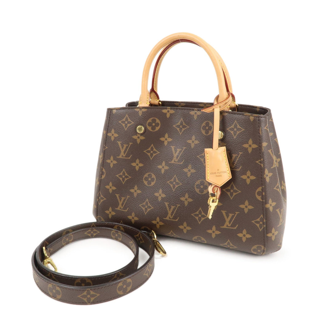 Louis Vuitton Monogram Montaigne BB 2Way Bag Hand Bag M41055