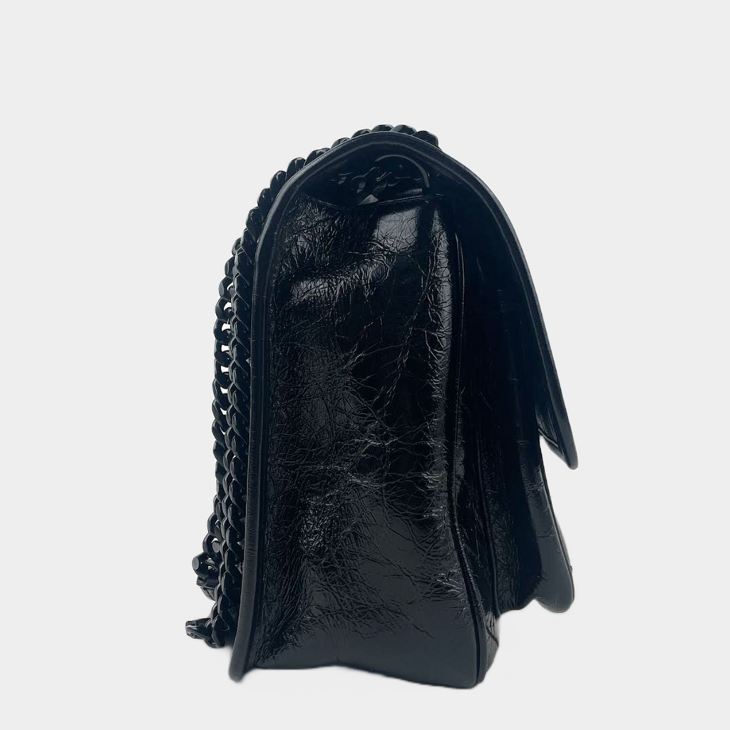 SAINT LAURENT Niki Monogram Large Flap - Crinkled Leather