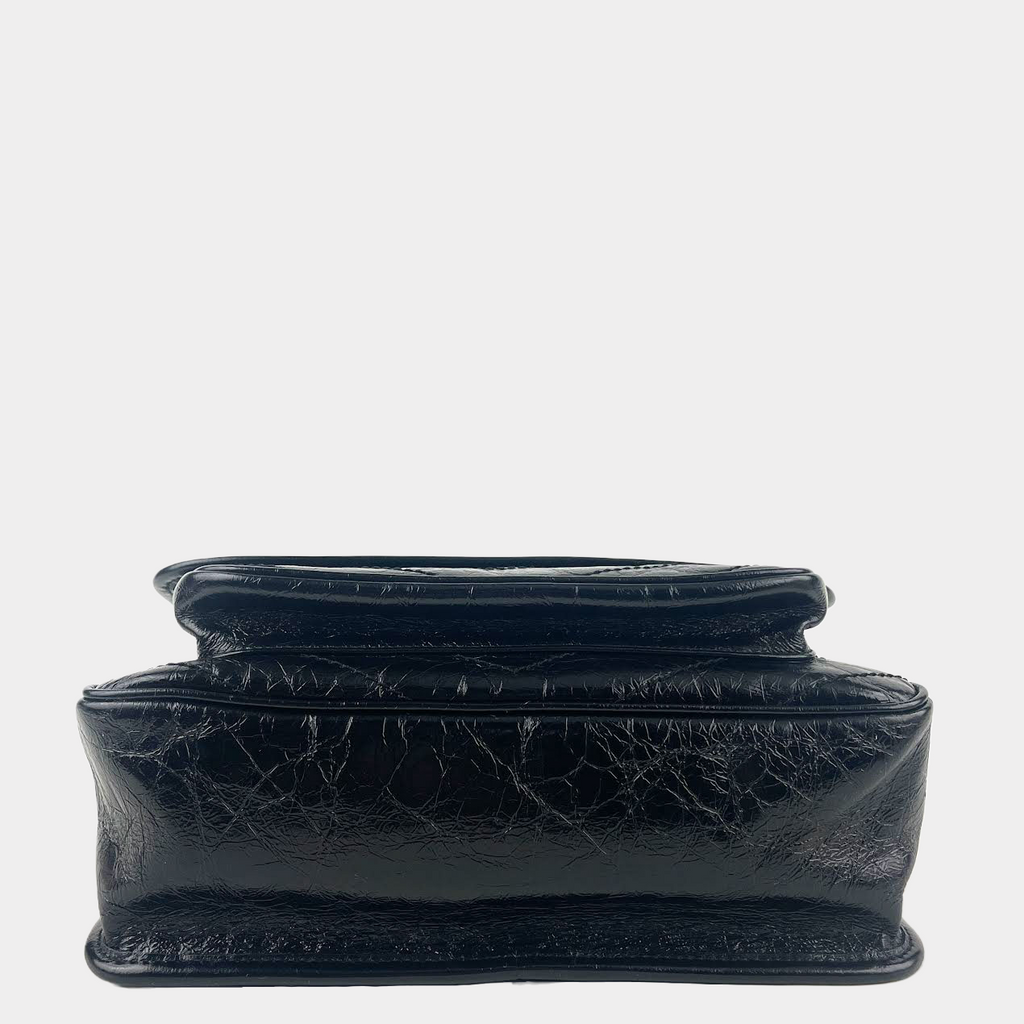 SAINT LAURENT Niki Monogram Large Flap - Crinkled Leather