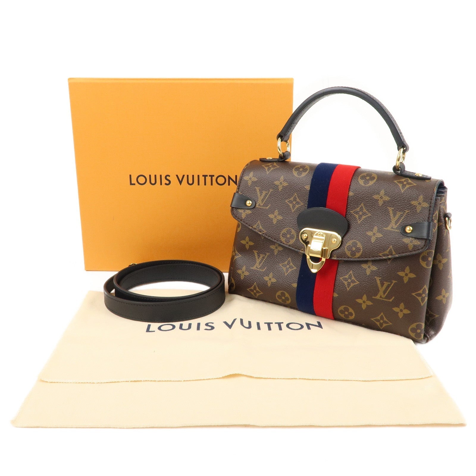 Louis Vuitton Monogram Georges BB 2WAY Bag Shoulder Bag M43867