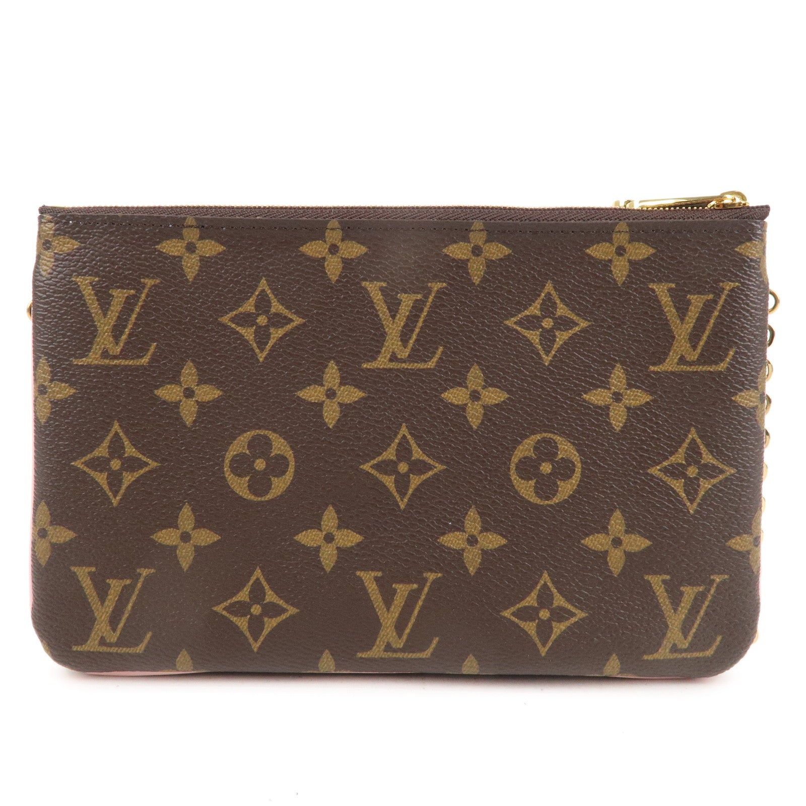 Louis Vuitton Monogram Pochette Double Zip Shoulder Bag M69744
