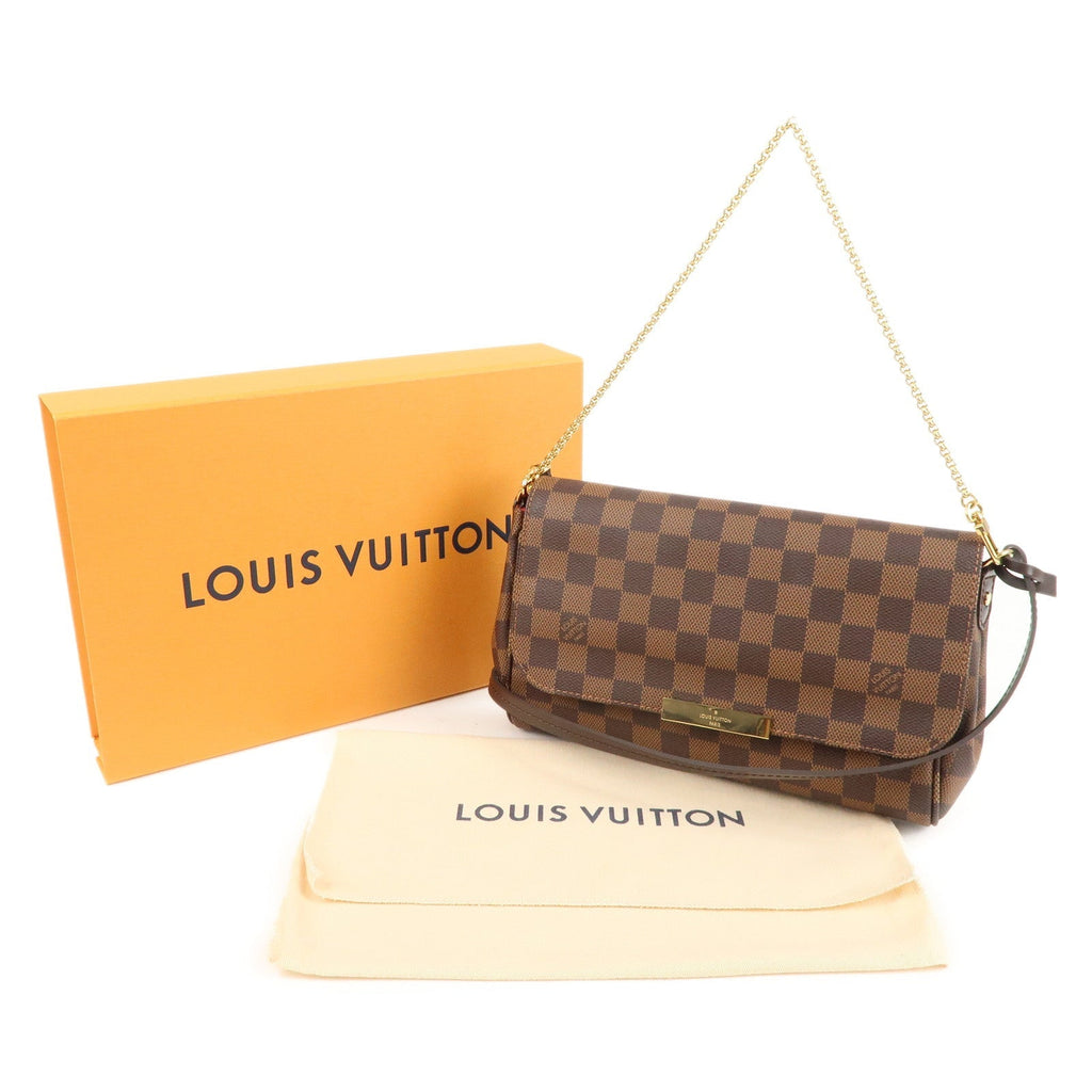 Louis Vuitton Damier Favorite MM 2Way Shoulder Bag N41129