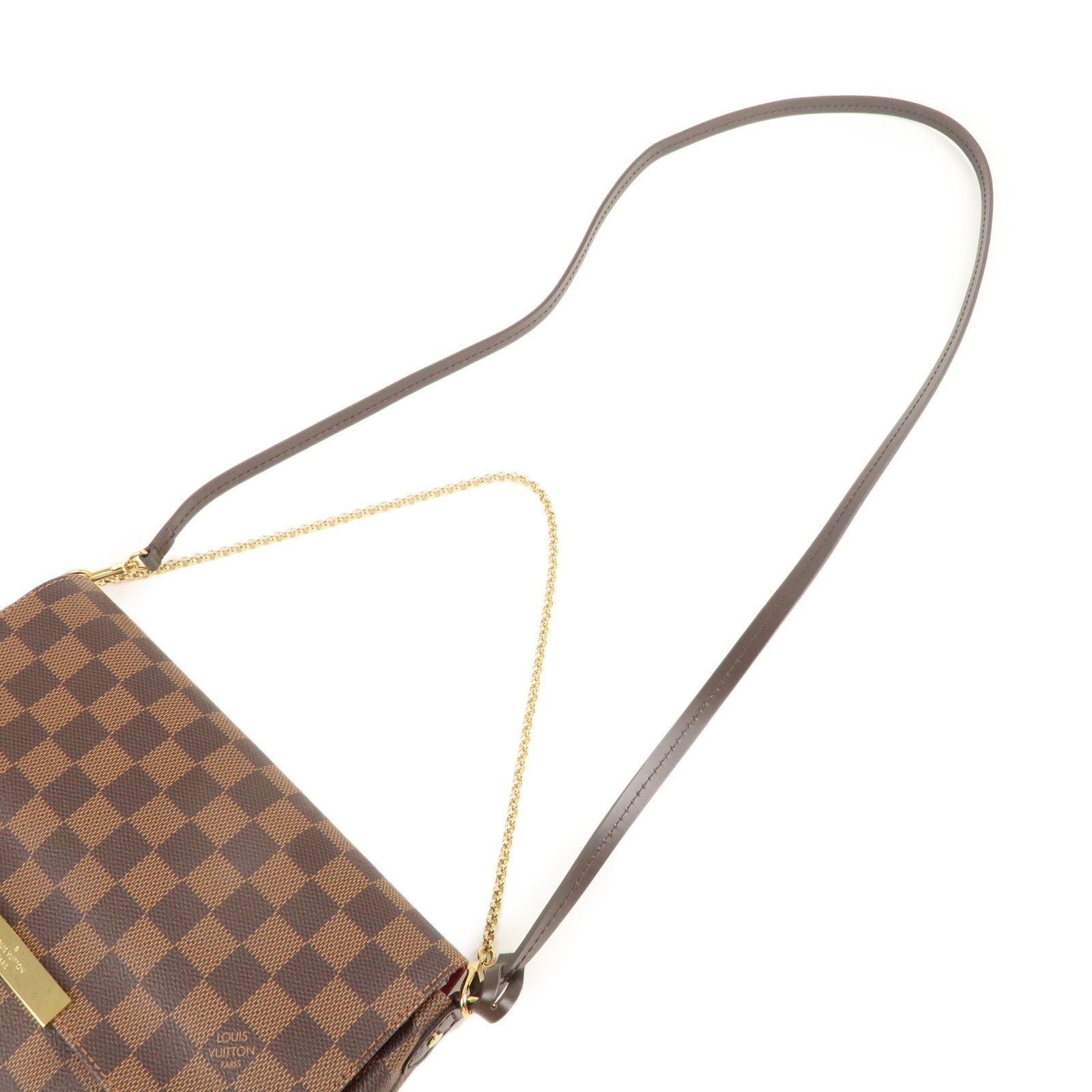 Louis Vuitton Damier Favorite MM 2Way Shoulder Bag N41129