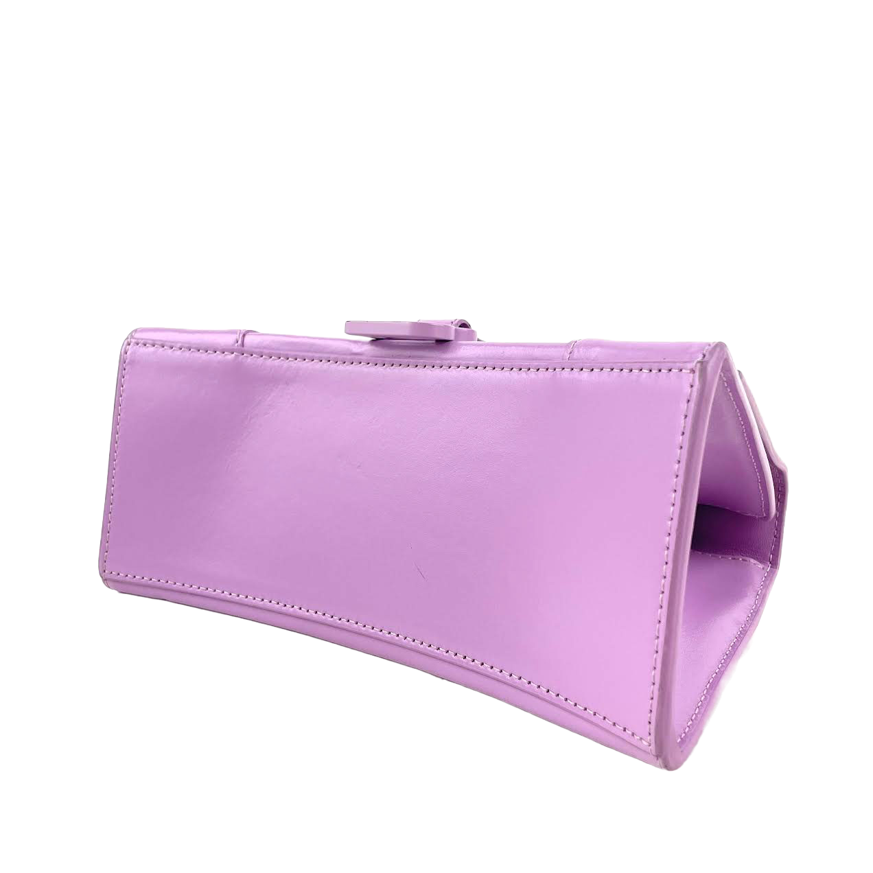 BALENCIAGA Purple Small Hourglass Top Handle