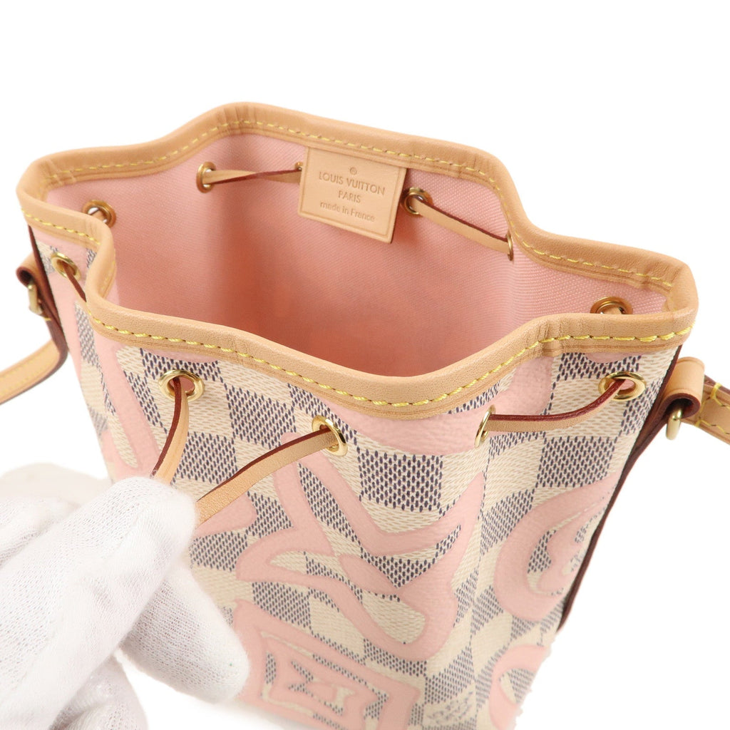 Louis Vuitton Damier Azur Tahiti Nano Noe Shoulder Bag N60052