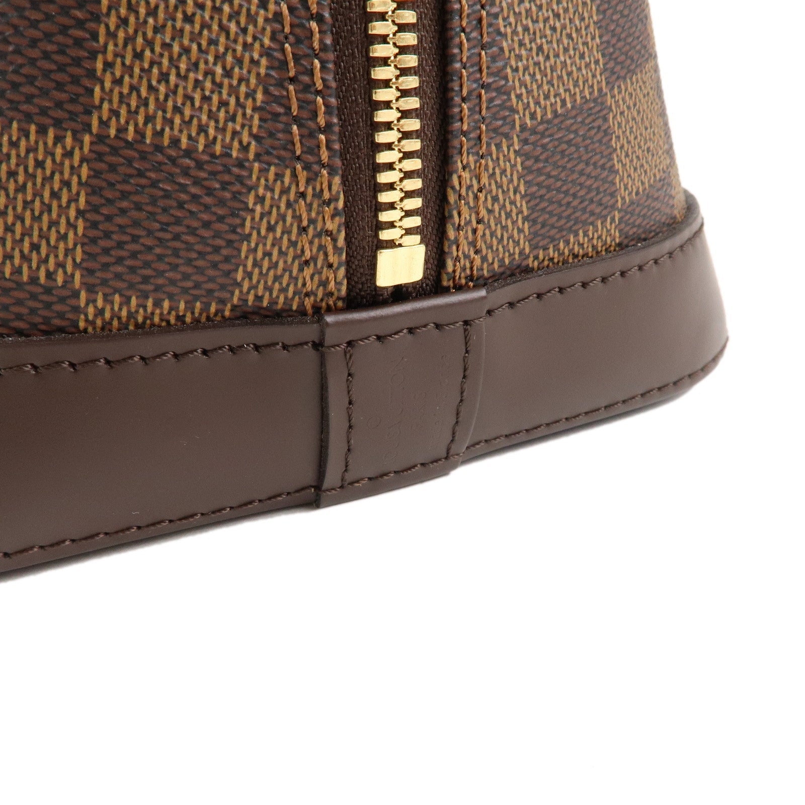 Louis Vuitton Damier Alma PM Hand Bag Brown N51131