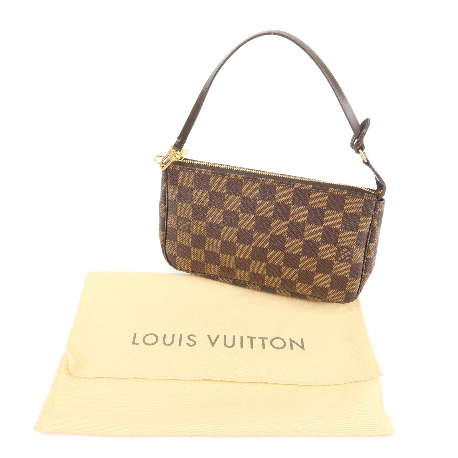Louis Vuitton Damier Pochette Accessoires Pouch Hand Bag N51985