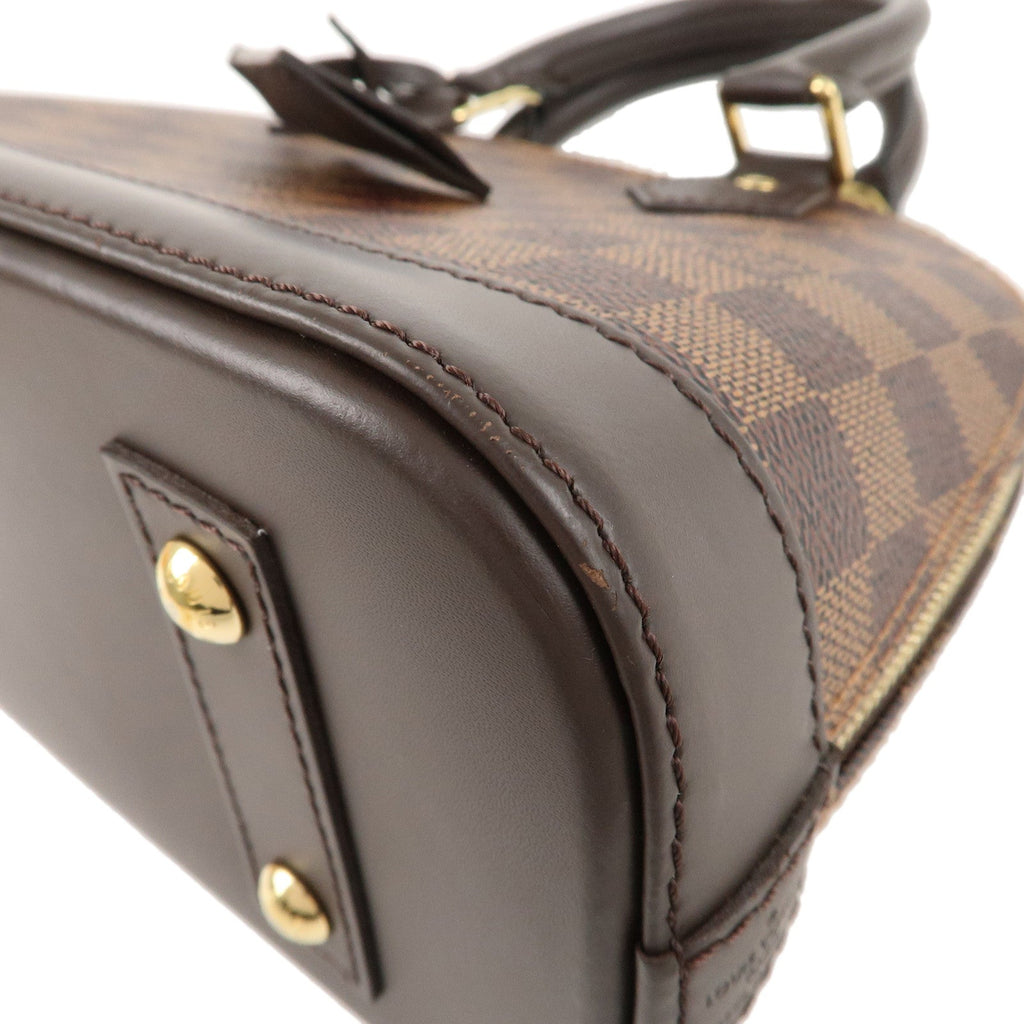 Louis Vuitton Damier Alma BB 2Way Shoulder Bag Hand Bag N41221
