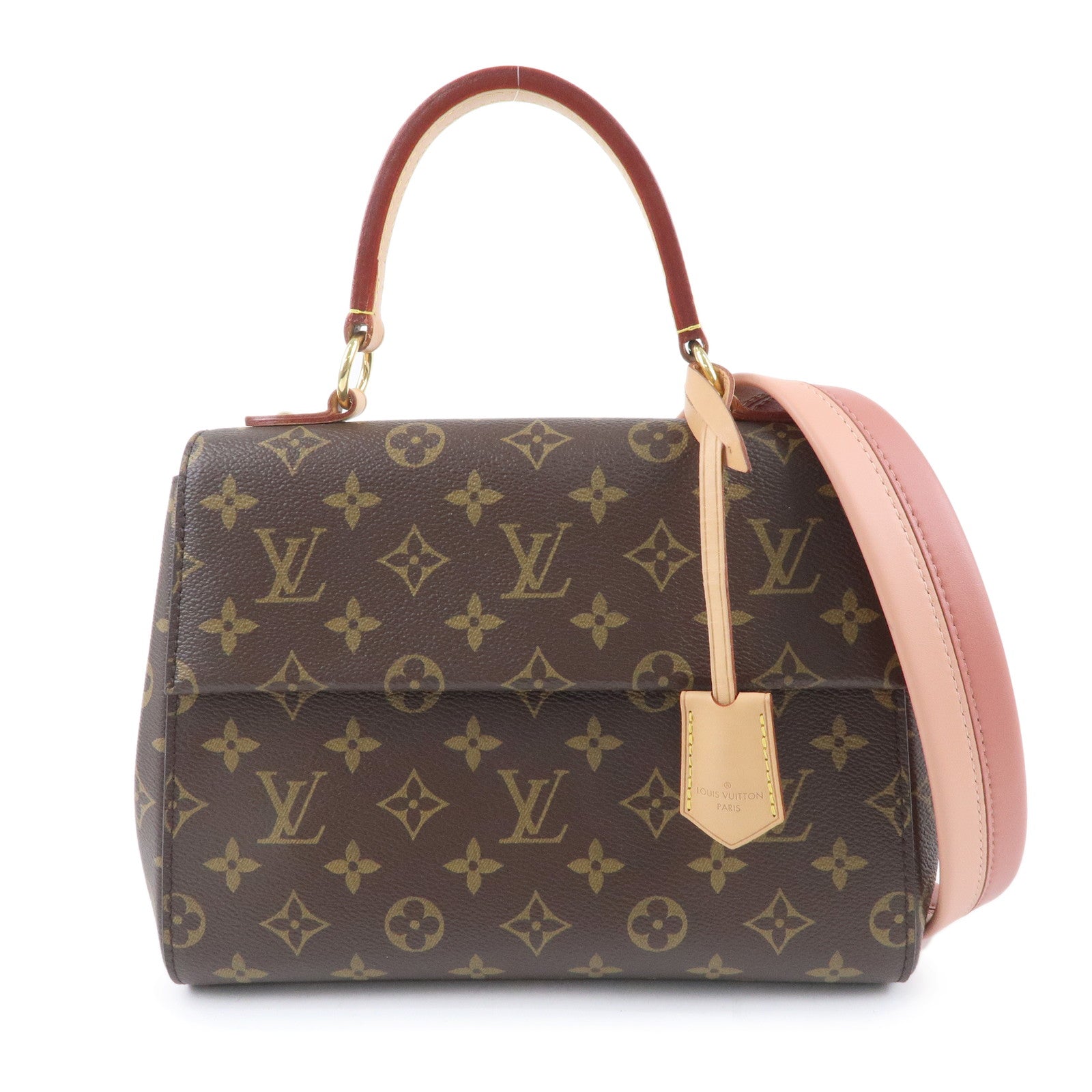 Louis Vuitton Monogram Cluny BB 2WAY Bag Hand Bag M44267