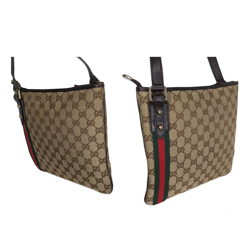 Gucci GG Monogram Web Jolicoeur Charms Messenger