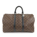 Louis Vuitton Monogram Macassar Keep All Bandouliere 45 Bag M56711