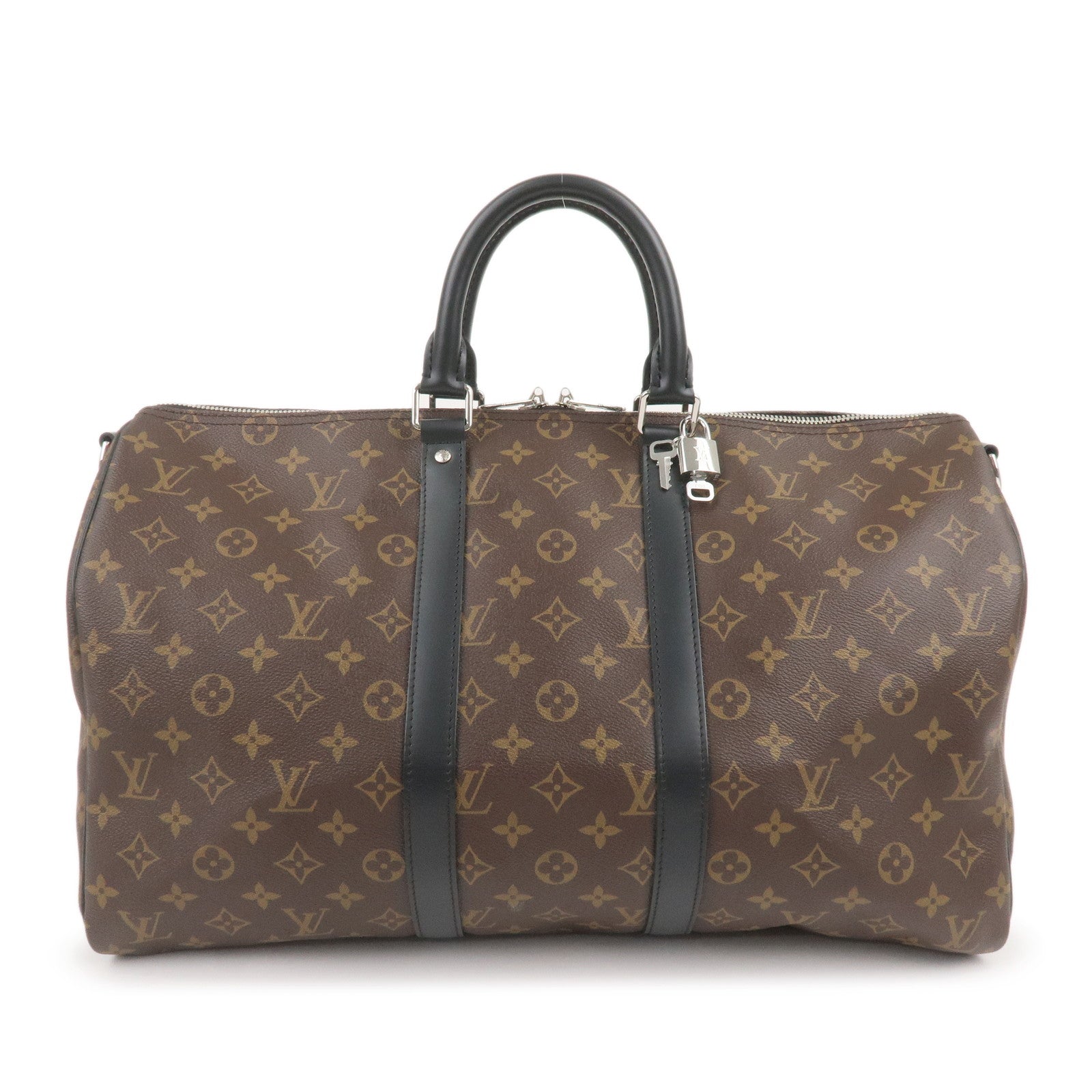 Louis Vuitton Monogram Macassar Keep All Bandouliere 45 Bag M56711