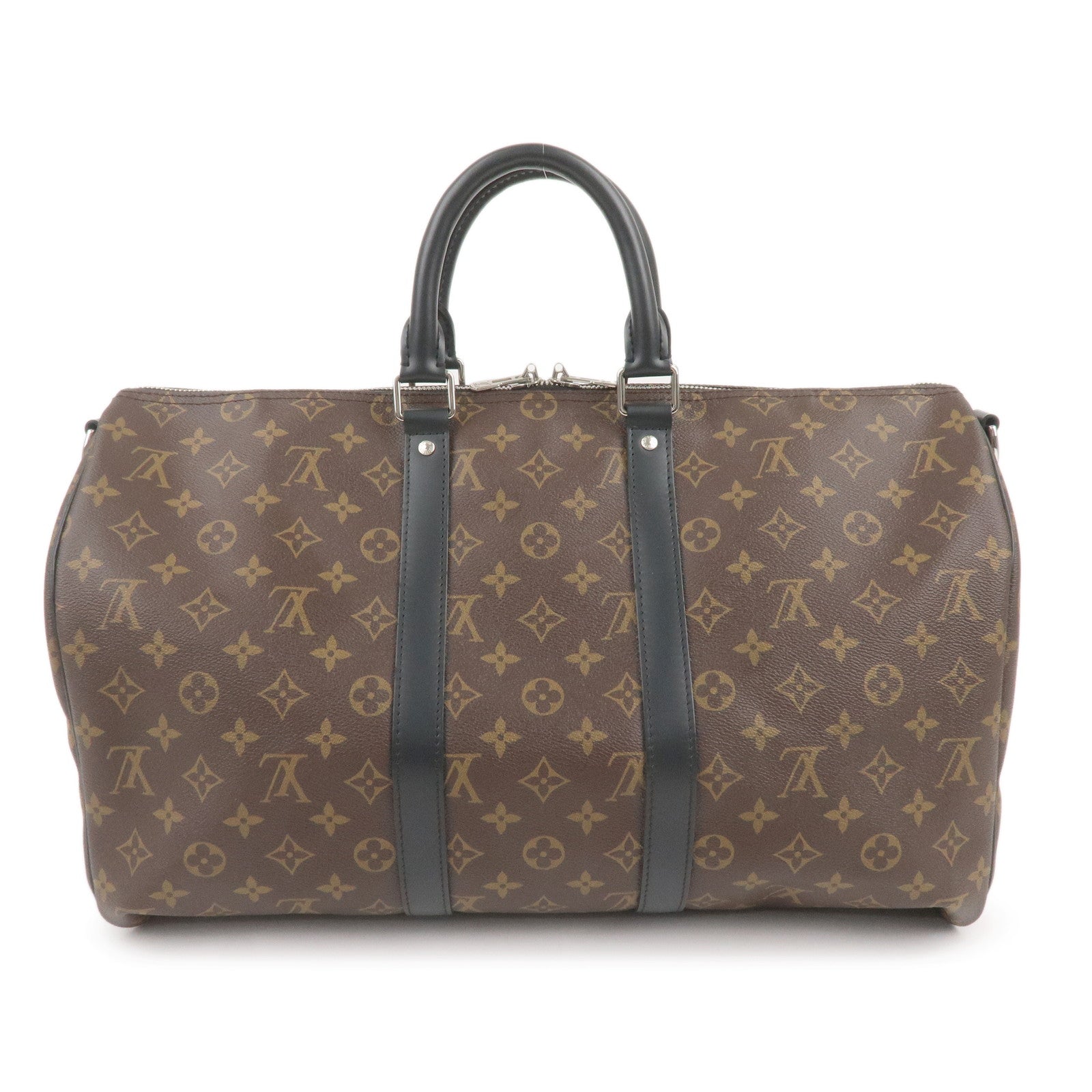 Louis Vuitton Monogram Macassar Keep All Bandouliere 45 Bag M56711