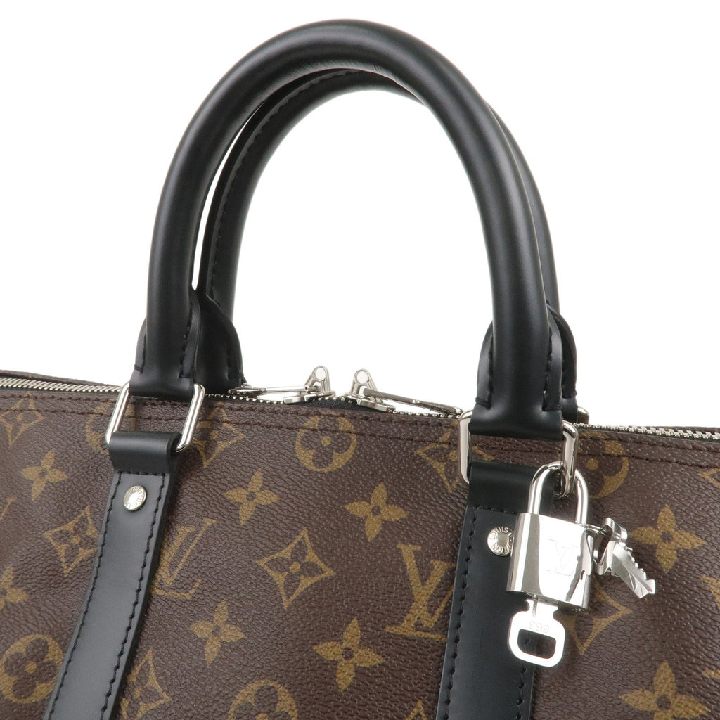 Louis Vuitton Monogram Macassar Keep All Bandouliere 45 Bag M56711
