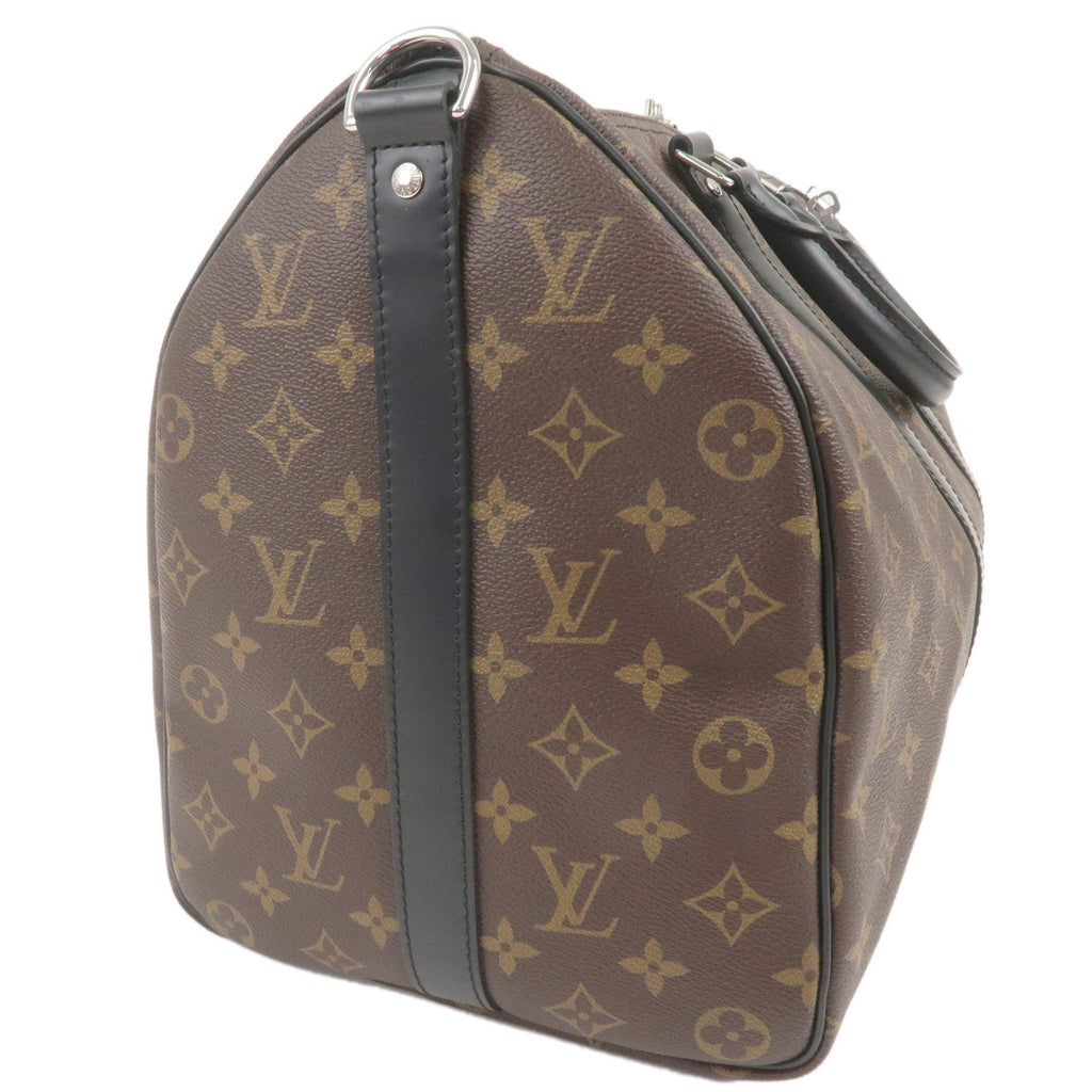 Louis Vuitton Monogram Macassar Keep All Bandouliere 45 Bag M56711